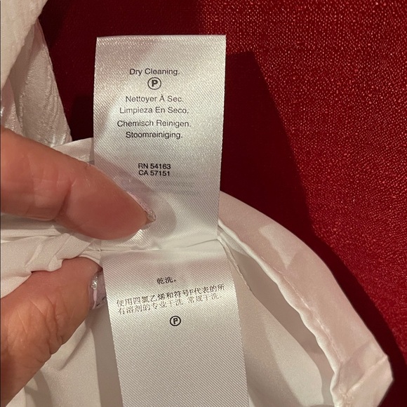 DKNY White High Low Sleeveless Lined Dress 8 - Picture 4 of 10